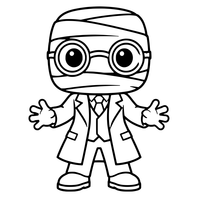 Invisible Man in Suit and Tie with Arms Open Wide — free characters SVG cut file