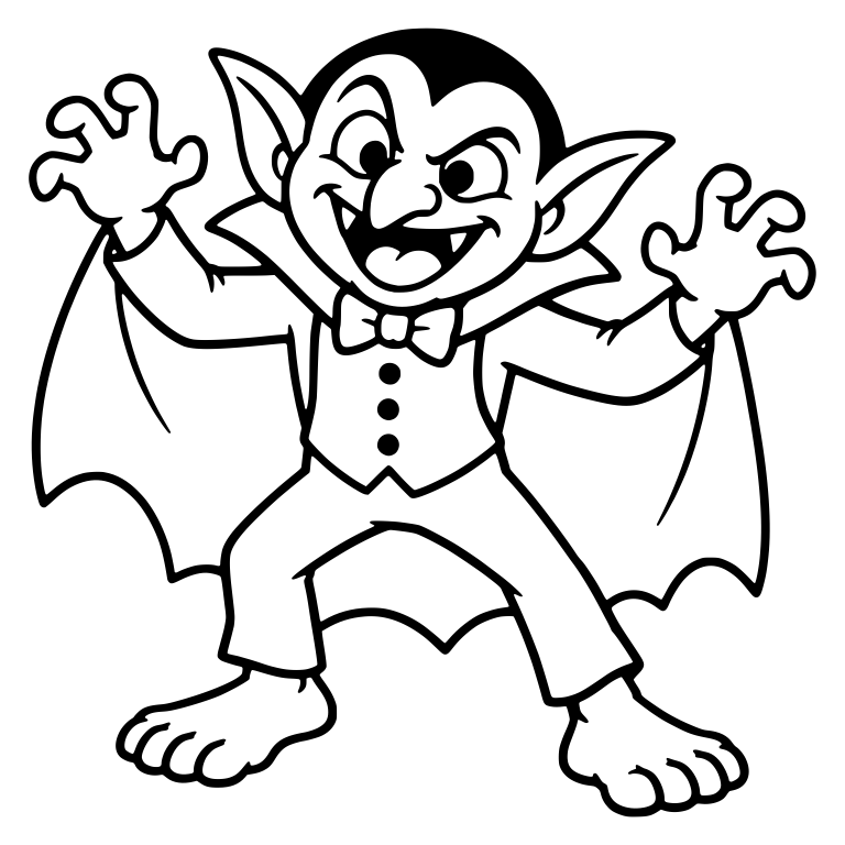 Goblin Vampire With Clawed Hands and Open Mouth — free fantasy-creature SVG cut file
